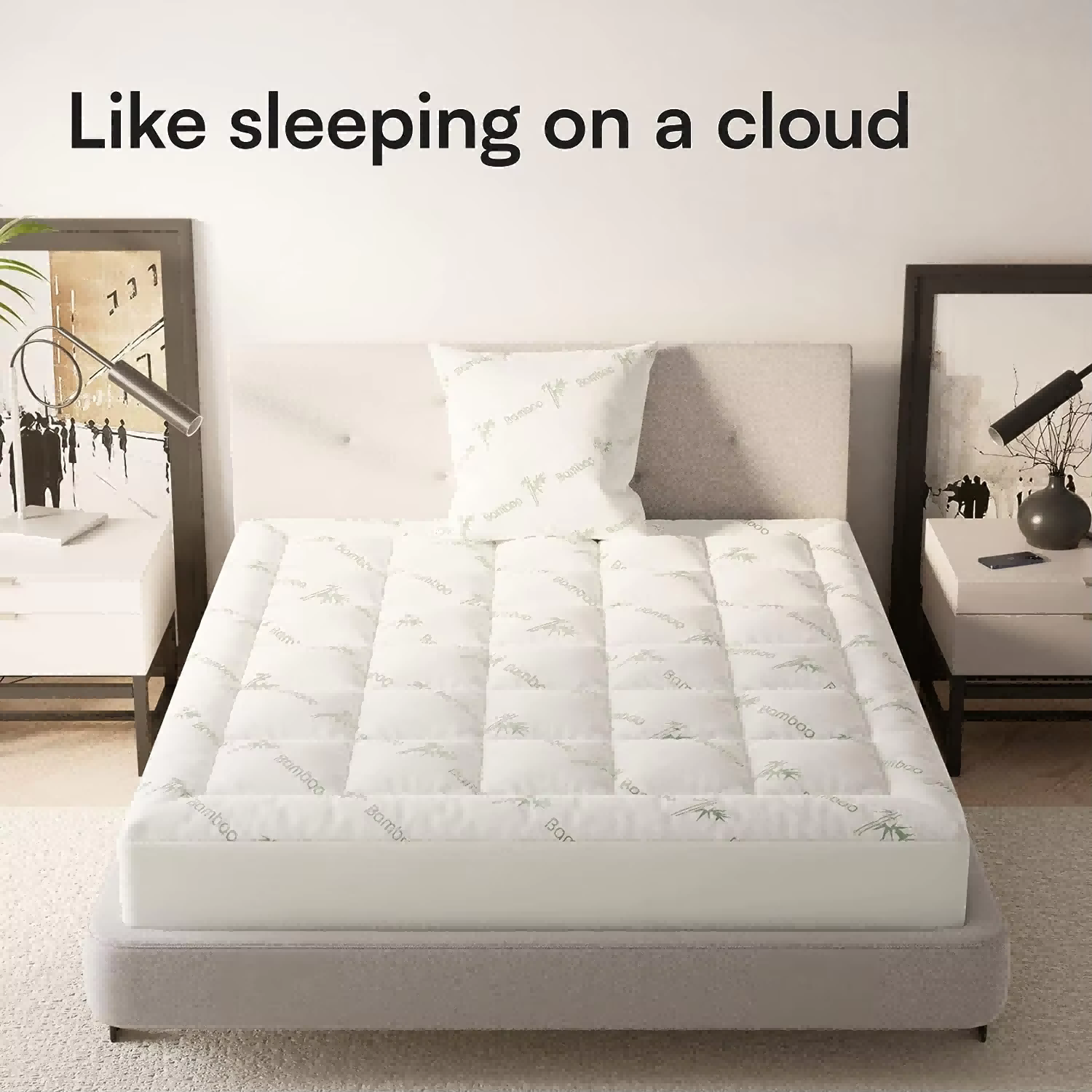 hotel bamboo mattress topper 7 hotel bamboo mattress topper 7